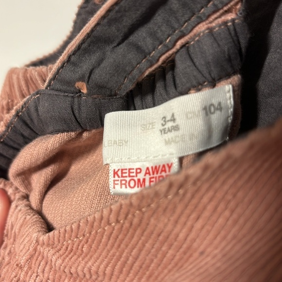 Zara,  Corduroy overall dress size 3/4toddler - Picture 3 of 5